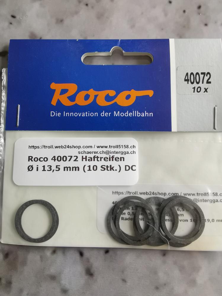 Roco 40068 H0 Haftreifen 8,3-10,2 mm 10 Stück NEU OVP ~